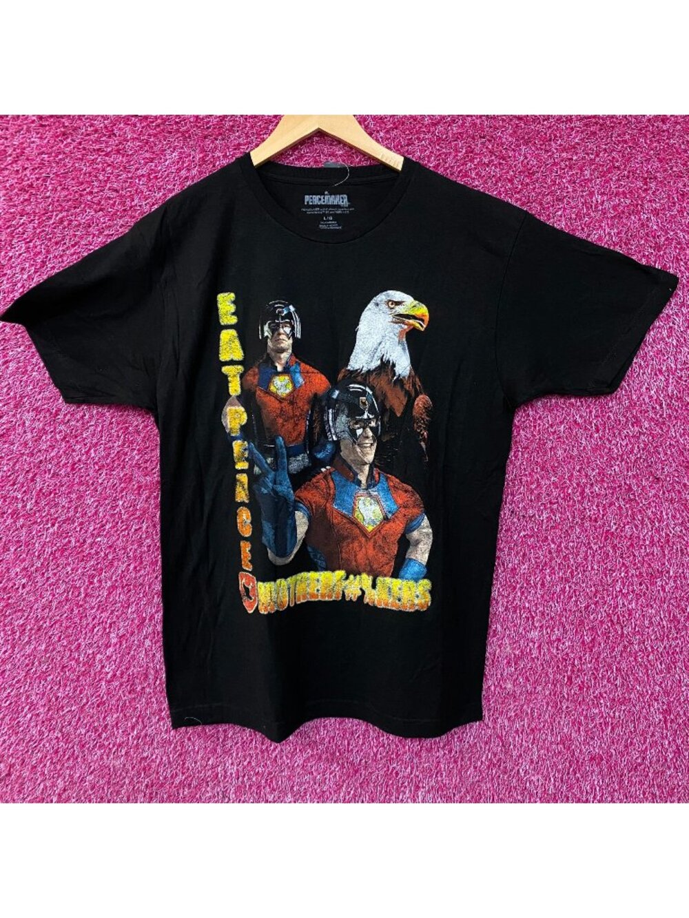 DC Comics Peacemaker "Peace At Any Cost" Graphic T-Shirt Large